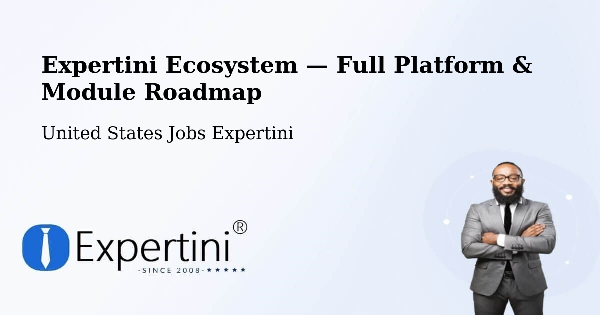 Expertini Ecosystem — Full Platform & Module Roadmap – Baxter
